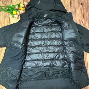 Men's Arc'teryx Macai GTX 750 Down Logo Waterproof Warm Hooded Ski Jacket